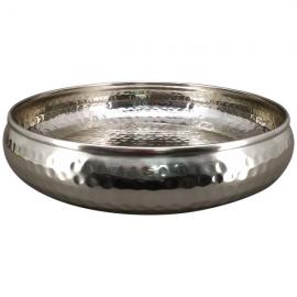 1 Exner Dekorativ Skål SuArt silver rostfritt stål (B/D/H) 32x32x7 cm