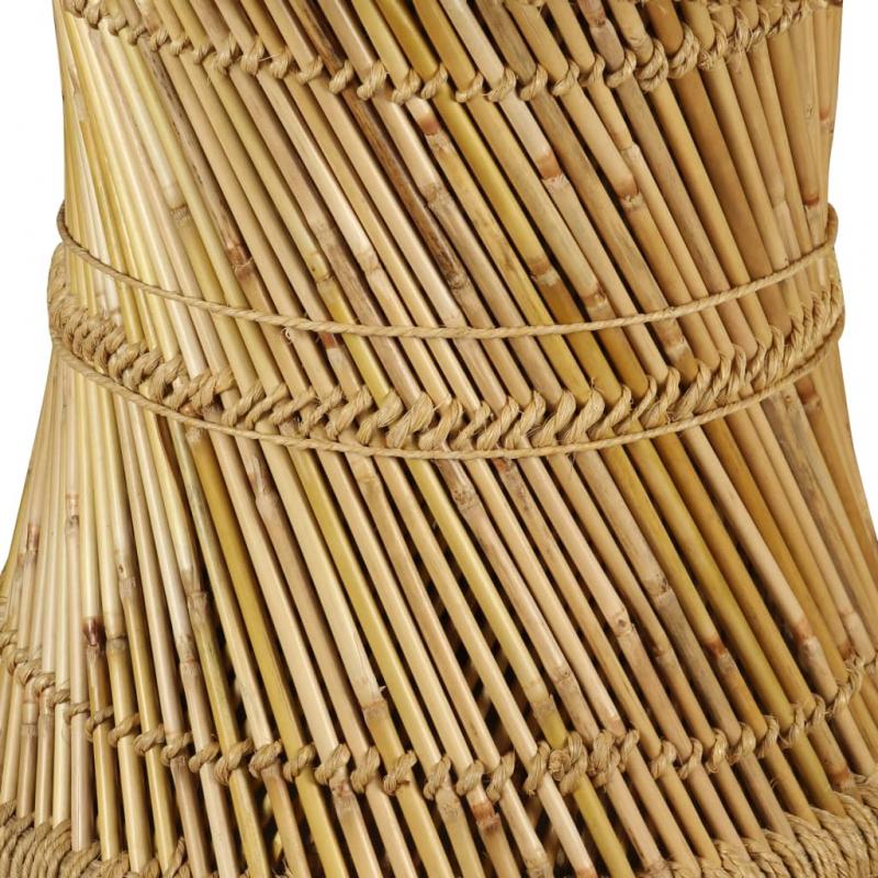 1 VidaXL Soffbord bambu oktogon 60x60x45 cm