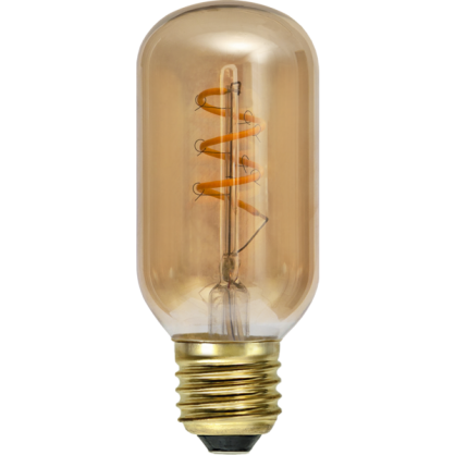 1 Star Trading LED-lampa E27 Decoled Spiral Amber T45 Dim