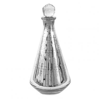 1 Clayre Eef Karaff  10x25 cm Silver Glas