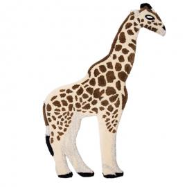 1 Clayre Eef Matta Giraffe 60x90 cm Beige Brun Ullmatta