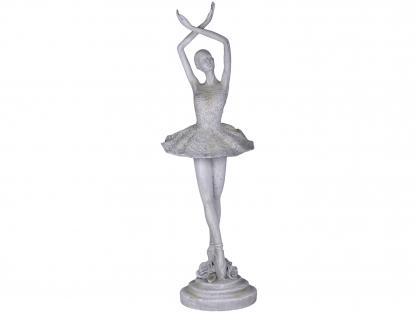 1 Chic Antique Dekoration Ballerina H82 / L25 / W26 cm antikgr