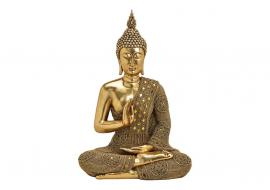 1 G.wurm Dekoration Buddha guld polyresin (B/H/D) 34x49x22cm
