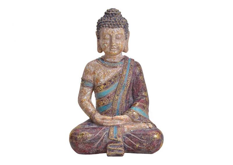 1 G.wurm Dekoration Buddha frgglad polyresin (B/H/D) 25x38x19cm