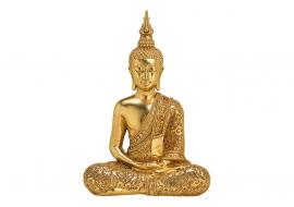 1 G.wurm Dekoration Buddha guld polyresin (B/H/D) 26x35x13cm