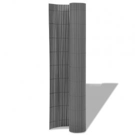 1 VidaXL Trädgård Balkong Insynsskydd PVC 90x500 cm grå