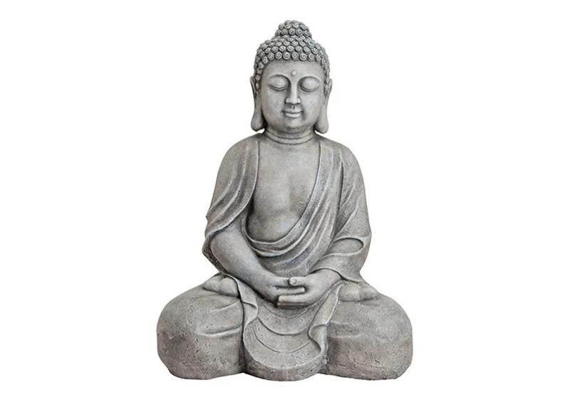 1 G.wurm Dekoration Buddha XXL gr stenlook polyresin (B/H/D) 49x71x34 cm