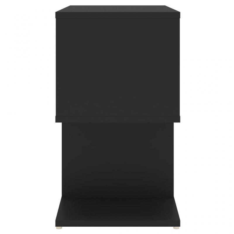 1 VidaXL Sngbord 50 x 30 x 51,5 cm svart