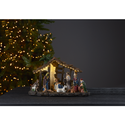 1 Star Trading Panorama Julkrubba Nativity