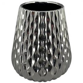 1 Exner Dekorativ Vas Argent mönster silver keramik (B/D/H) 59x30x33 cm