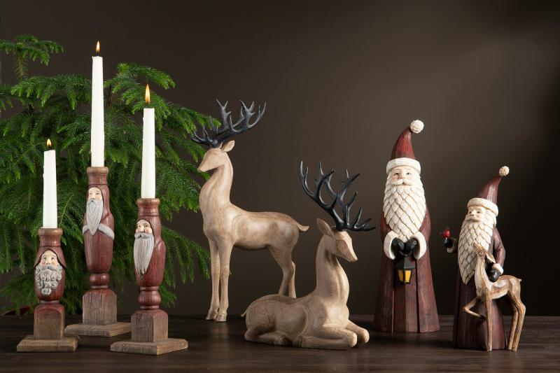 1 A Lot decoration A Lot Decoration - Juldekoration Tomte Thor Mix Poly 2-pack 12x10,5x31cm