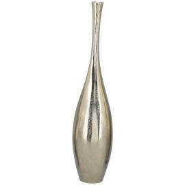 1 Exner Dekorativ Vas Flaska GROS silver Aluminium (B/D/H) 11x11x49 cm