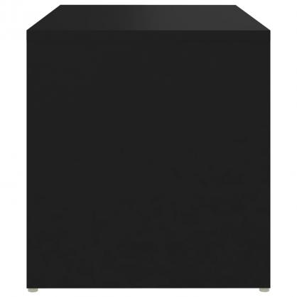 1 VidaXL Sidobord 59x36x38 cm svart konstruerat tr