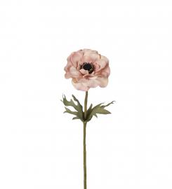 1 Mr Plant Konstgjord Anemone 50 cm Rosa Real Touch Torkad