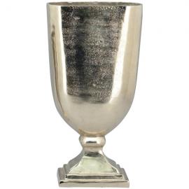 1 Exner Dekorativ Vas Pokal GROS Oval Aluminium (B/D/H) 27x12x51 cm