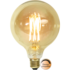 1 Star Trading LED-lampa E27 Vintage Gold G125 Dim
