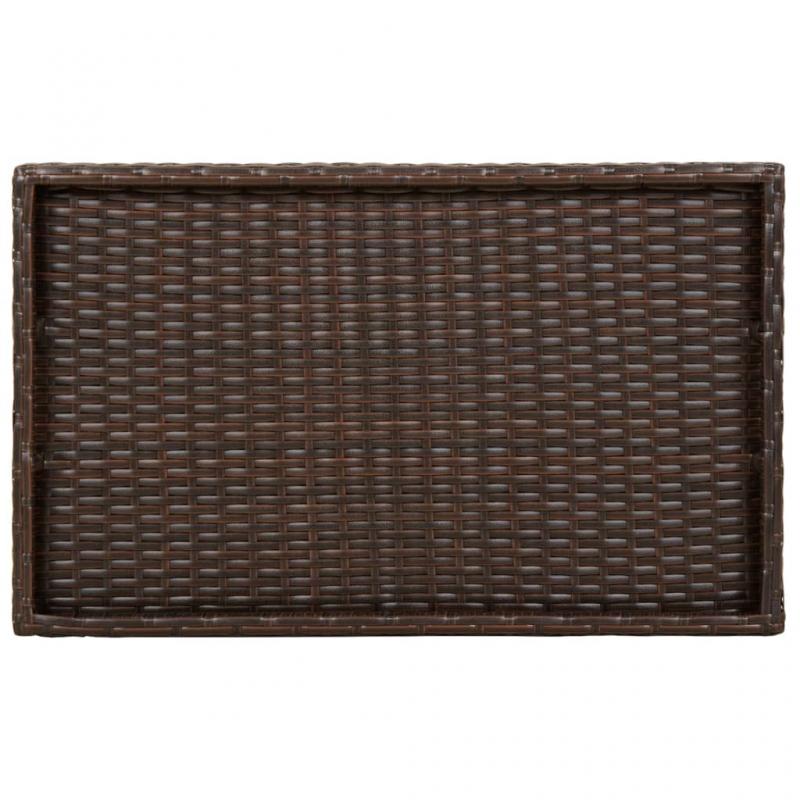 1 VidaXL Hopfllbart brickbord 65x40x75 cm brun konstrotting