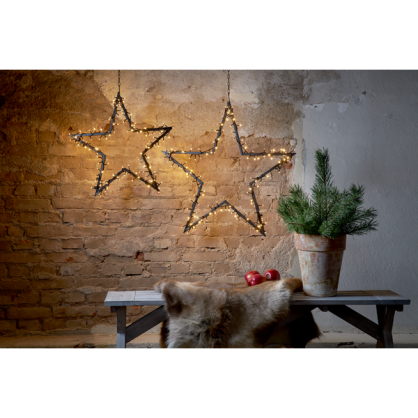 1 Star Trading Utomhusdekoration Spiky LED Stjrna 80x90