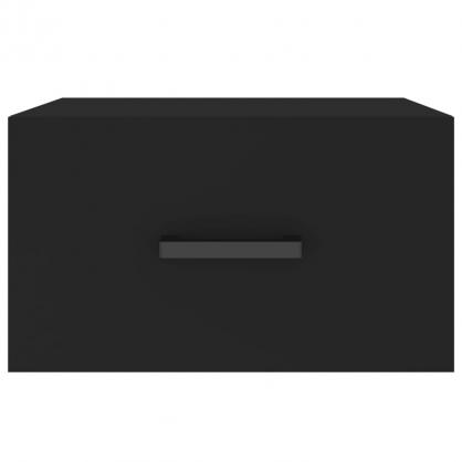 1 VidaXL Vggmonterad sngbord svart 35x35x20 cm 2 st