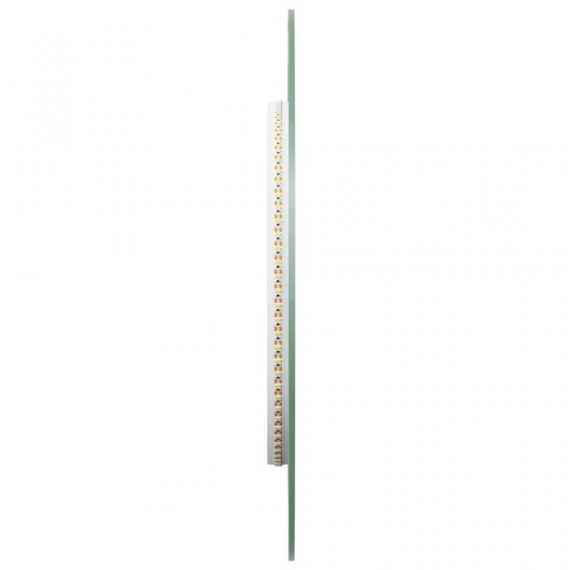 1 VidaXL Badrumsspegel LED oval 80x35 cm
