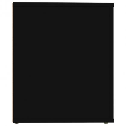 1 VidaXL Sngbord svart 50x39x47 cm