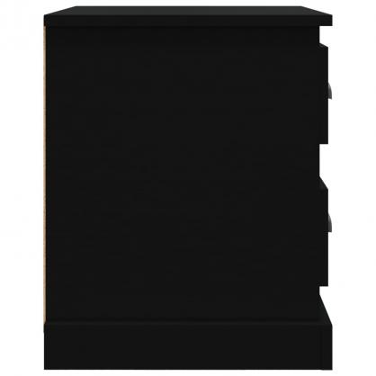 1 VidaXL Sngbord 39x39x47,5 cm svart