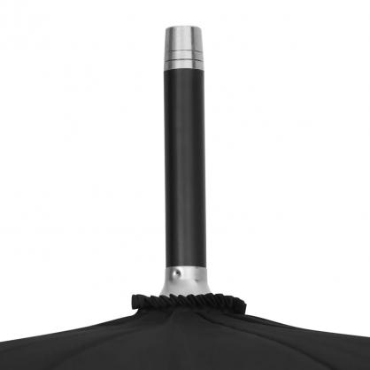 1 VidaXL Paraply automatisk svart 105 cm