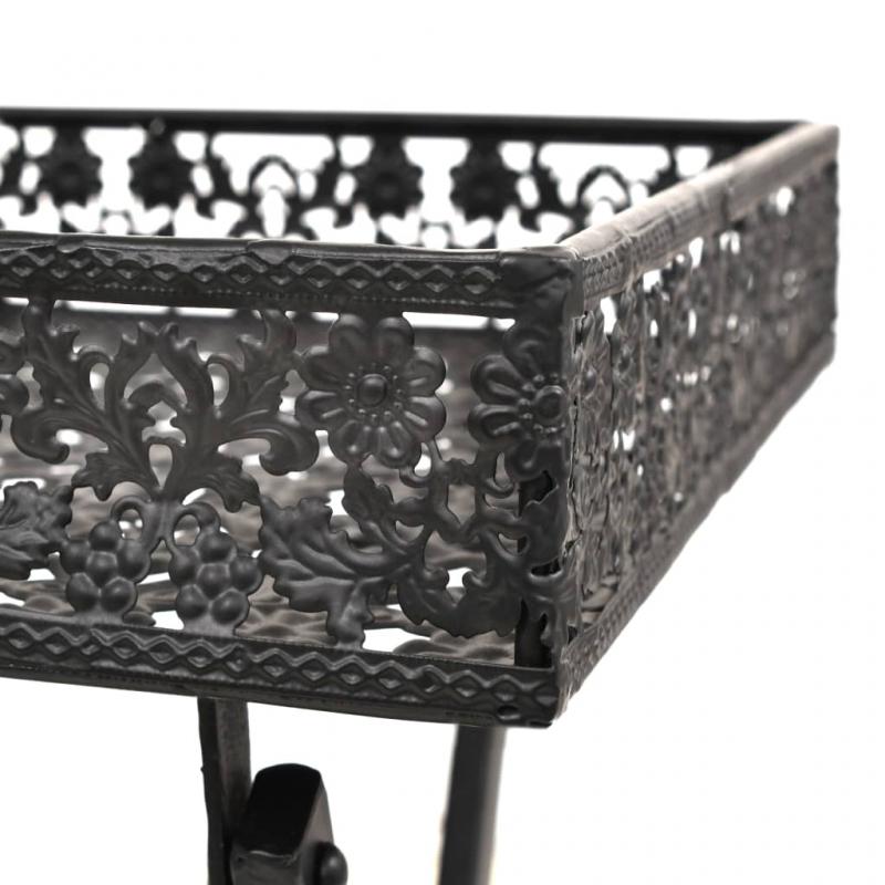 1 VidaXL Hopfllbart bord 58x35x72 cm vintage stil metall svart