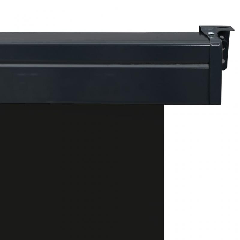 1 VidaXL Balkongmarkis 65x250 cm svart