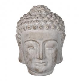 1 Clayre Eef Dekoration Buddha 17x17x24 Cm Grå