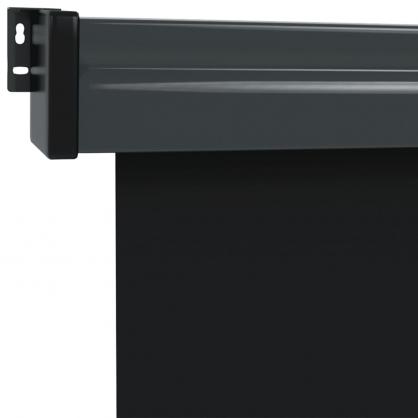 1 VidaXL Balkongmarkis 122x250 cm svart