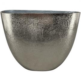 1 Exner Dekorativ Vas GROS silver aluminium (B/D/H) 28x12x21 cm