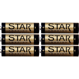 1 Star Trading Star Trading - Batteri AA 1,5V Power Alkaline 6-pack