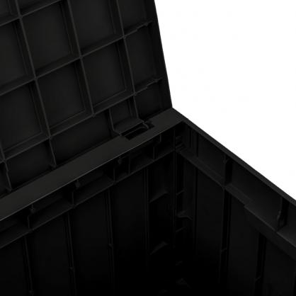 1 VidaXL Dynbox polypropen svart 55,5x43x53 cm