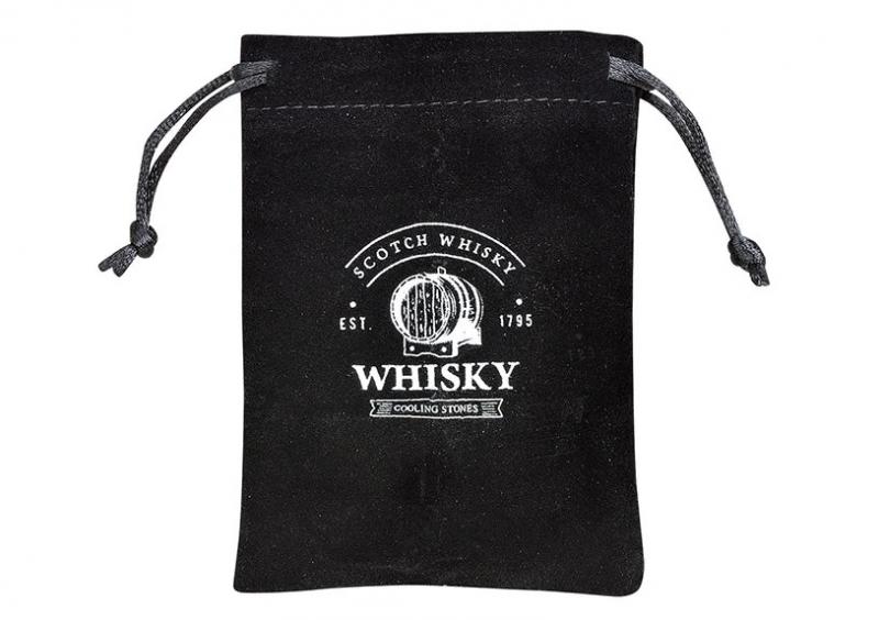 1 G.wurm Luxury Whisky set 8 basaltstenar 1 pse 4 glas (B/H/D) 24x12x27cm