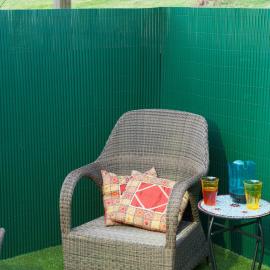 1 VidaXL Trädgård Balkong Dubbelsidigt insynsskydd PVC 1,5x3m grön