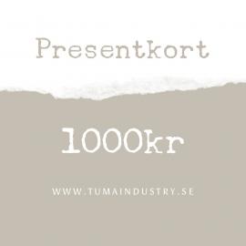Hemmets Hjarta AB Presentkort - 1000:- sek
