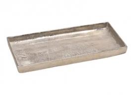 1 G.wurm Dekorativ Bricka Metall Silver (B/H/D) 31x2x14cm
