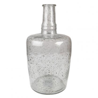 1 Clayre Eef Dekorativ Vas Glas Transparent  21x38 cm