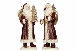 1 A Lot decoration A Lot Decoration - Juldekoration Tomte Claus Stor Mix Poly 2-pack 15x12x35cm