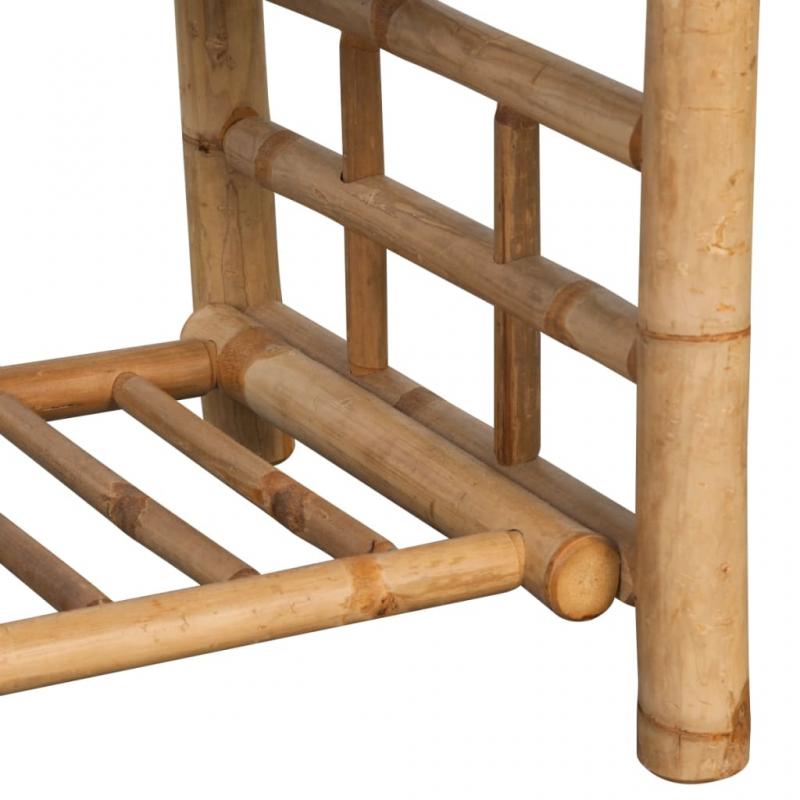 1 VidaXL Soffbord bambu 90x50x45 cm