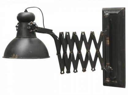 1 Chic Antique Vgglampa Industry L45-105 cm antik svart