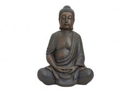 1 G.wurm Dekoration Buddha XXL brun polyresin (B/H/D) 70x100x51 cm