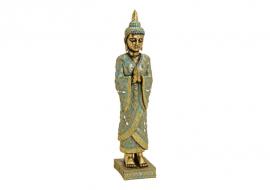 1 G.wurm Dekoration Buddha XL guld stående polyresin (B/H/D) 13x55x13cm