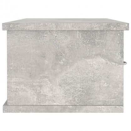 1 VidaXL Svvande  vgghylla med lda betonggr 88x26x18,5 cm