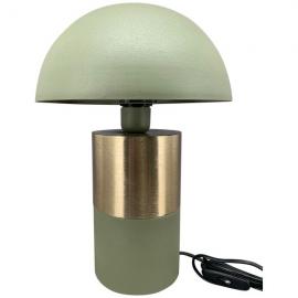 1 Exner Bordslampa EnameL grön metall (B/D/H) 17,5x17,5x29 cm