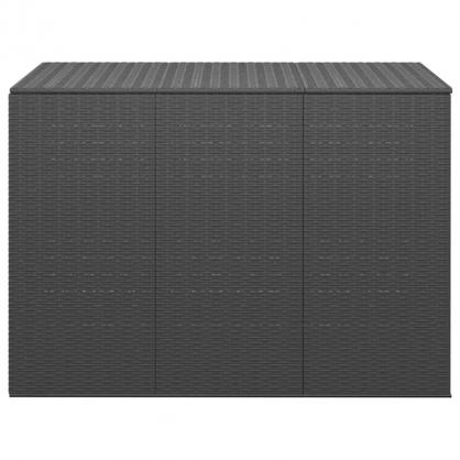 1 VidaXL Dynbox PE-rotting 145x100x103 cm svart