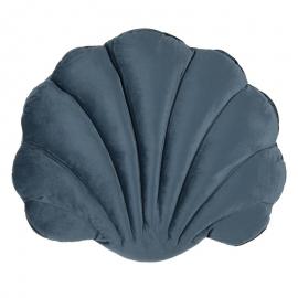 1 Clayre Eef Dekorativt kudde Shell 38x48 cm Blå polyester med kuddfyllning
