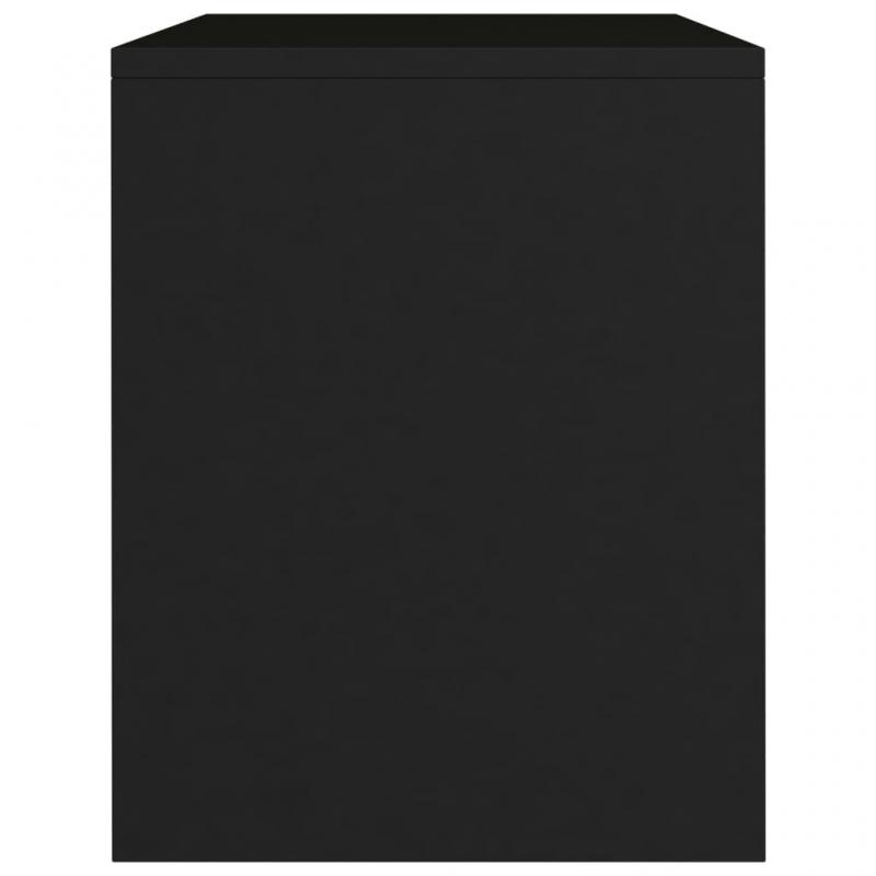 1 VidaXL Sngbord 40x30x40 cm svart 2 st