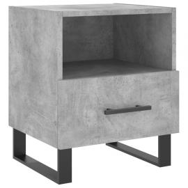 1 VidaXL Sängbord 40x35x47,5 cm betonggrå